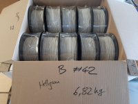 PLA B-Ware Box #42: 6.82kg PLA Hellgrau - Made in Europe