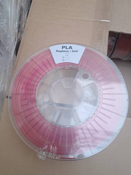 DualColor Silk PLA (zweifarbig, Hersteller: MCPP) | 0.75kg | Ø 1.75mm | Gold - Rot