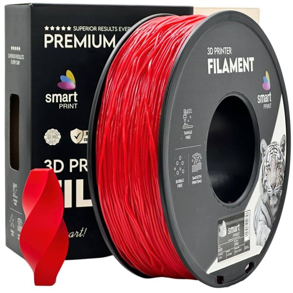 TPU (Hersteller: Smart Print) | 1kg | 1.75mm | Rot