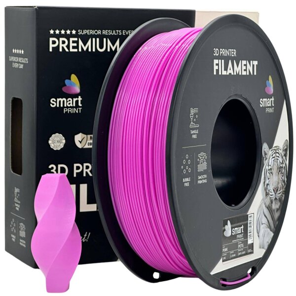 PETG (Hersteller: Smart Print) | 1kg | Ø 1.75mm | Pink