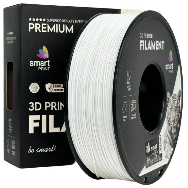 ASA (Hersteller: Smart Print) | 1kg | 1.75mm | Weiss