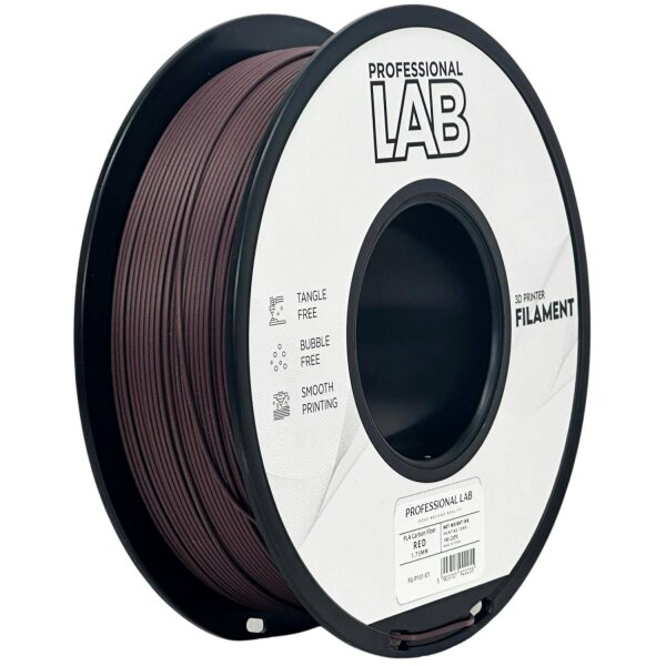 PLA-CF / PLA-Carbon (Hersteller: Prof. Lab) | 1kg | 1.75mm | Rot
