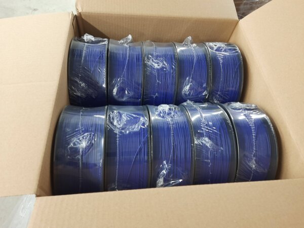 10 x 1kg PLA (Hersteller MCPP) Dunkelblau