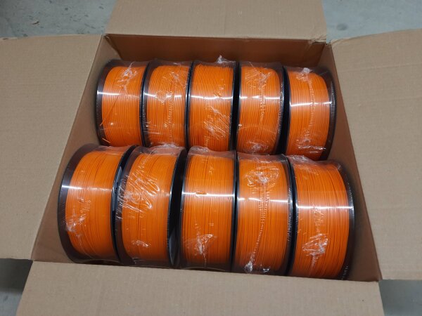 10 x 1kg PLA (Hersteller MCPP) Orange