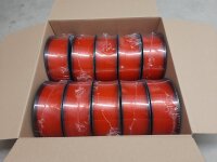 10 x 1kg PLA (Hersteller MCPP) Rot Transparent