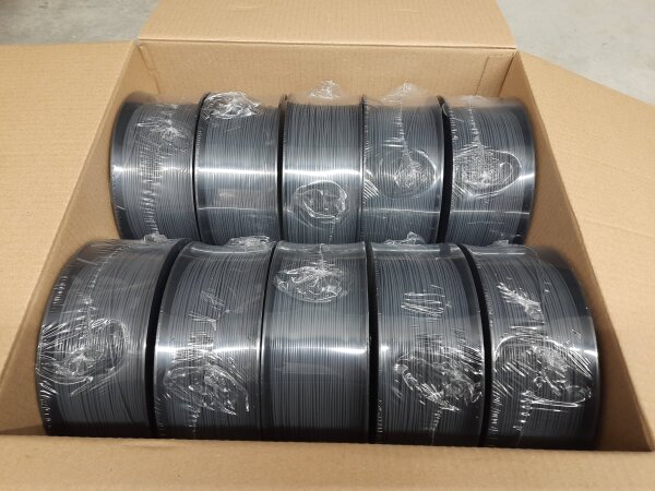 10 x 1kg PLA (Hersteller MCPP) Dunkelgrau