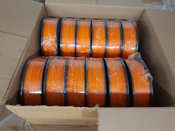 12 x 0.75kg PLA (Hersteller MCPP) Orange