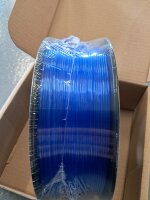 PETG | 1kg | Made in EU | 1.75mm Blau Transparent