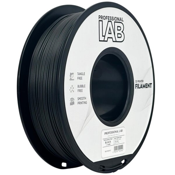PLA-CF / PLA-Carbon (Hersteller: Prof. Lab) | 1kg | 1.75mm | Schwarz