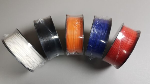 5 x 1kg PLA (Hersteller: MCPP) | Bunte Mischung / Starterset