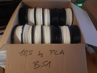 PLA B-Ware Box #51: 10.5kg PLA gemischte Farben - Made in...