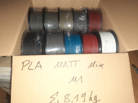 PLA Matt Box #M1: 8.19kg PLA Matt &Oslash; 1,75mm - Made...