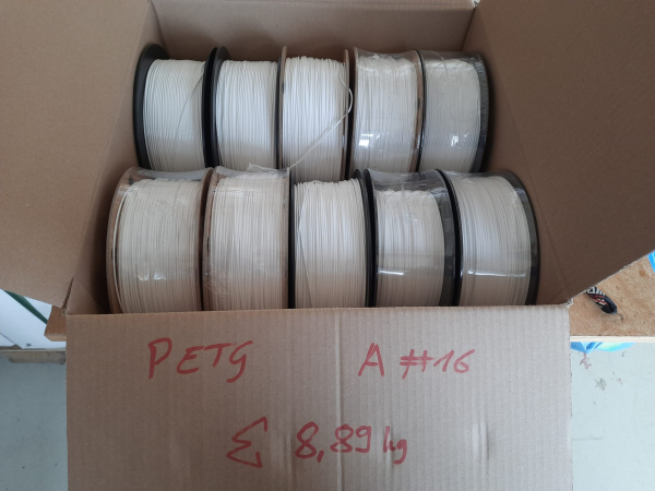 PETG Box #A16: 8.89kg PETG gemischte Farben &Oslash; 1,75mm - Made in Europe #1