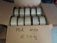 PLA Box #A50: 7.14kg PLA Seidenweiss &Oslash; 1,75mm -...