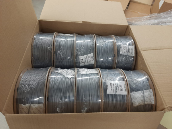 PLA Filament | 10 x 1kg | Silber | &Oslash; 1,75mm | Made in Europa (Hersteller MCPP)